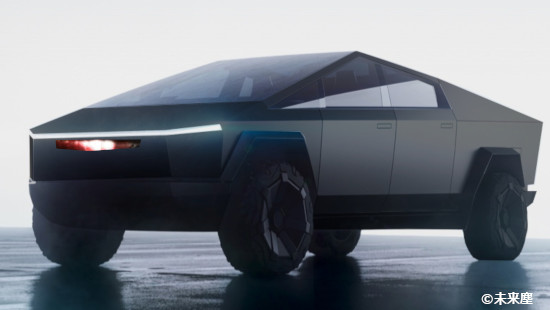 近未来的デザインが想像力をかき立てる テスラ社のサイバートラック 未来塵
